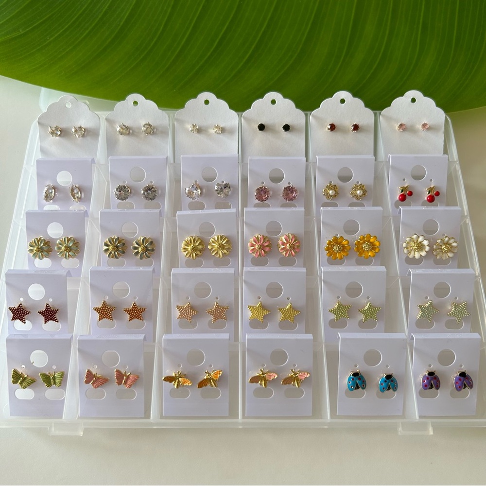 💎Gold Plated Earrings Studs